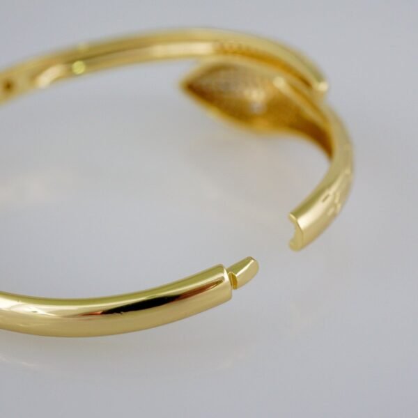 Women Bangles/ Pulsos Dama/ Zircon Stone/ 14K Real Color// P285 - Image 3