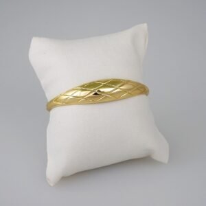 Women Bangles/ Pulsos Dama/ Plain/ 14K Real Color// P286