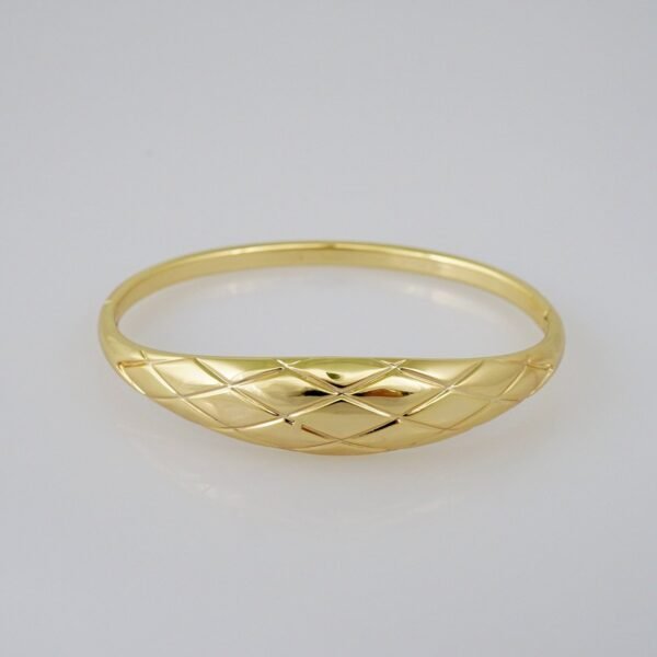 Women Bangles/ Pulsos Dama/ Plain/ 14K Real Color// P286 - Image 2