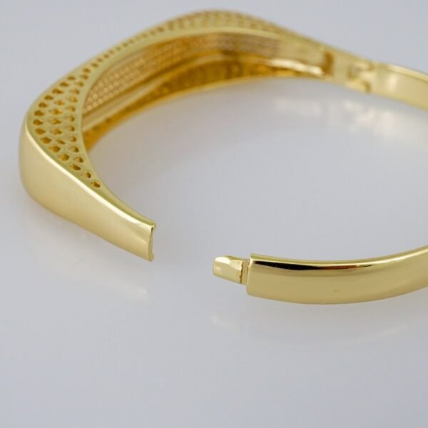 Women Bangles/ Pulsos Dama/ Zircon Stone/ 14K Real Color// P287 - Image 3