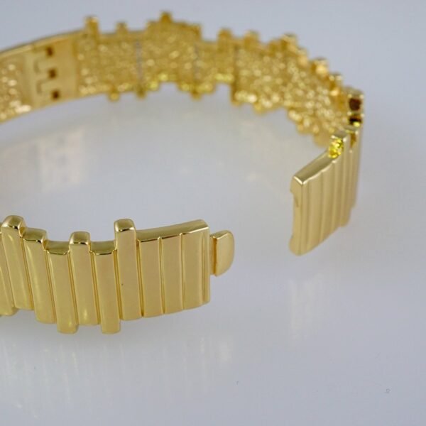Women Bangles/ Pulsos Dama/ Zircon Stone/ 14K Real Color// P295 - Image 2