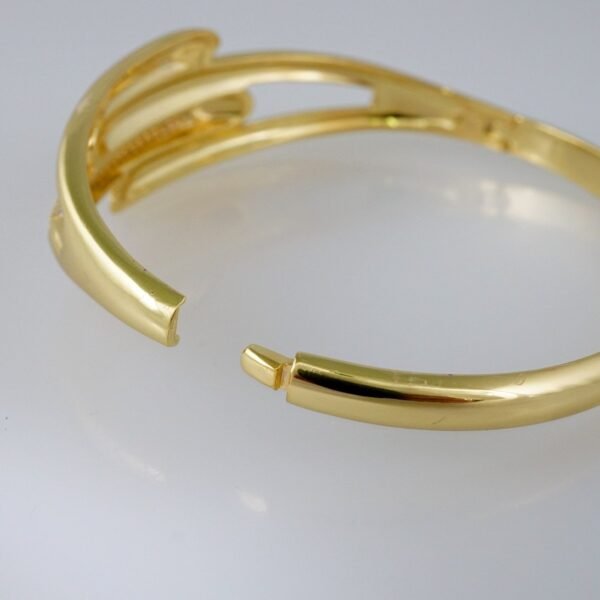 Women Bangles/ Pulsos Dama/ Zircon Stone/ 14K Real Color// P297 - Image 3