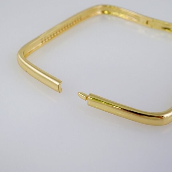 Women Bangles/ Pulsos Dama/ Zircon Stone/ 14K Real Color// P301 - Image 3