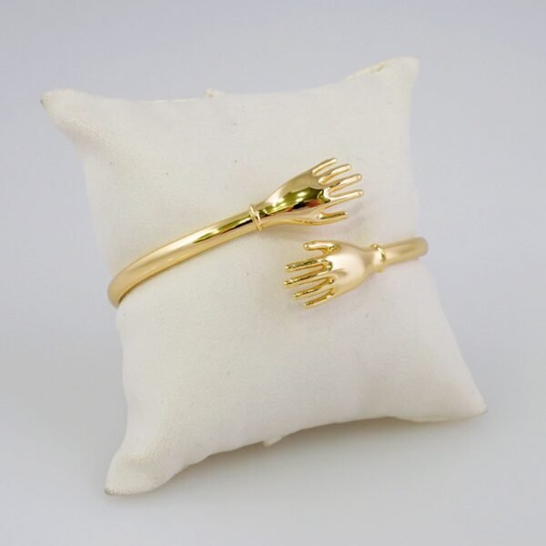 Women Bangles/ Pulsos Dama/  Plain/  14K Real Color// P302 - Image 2
