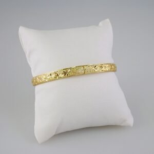 Women Bangles/ Pulsos Dama/  Plain/  14K Real Color// P306