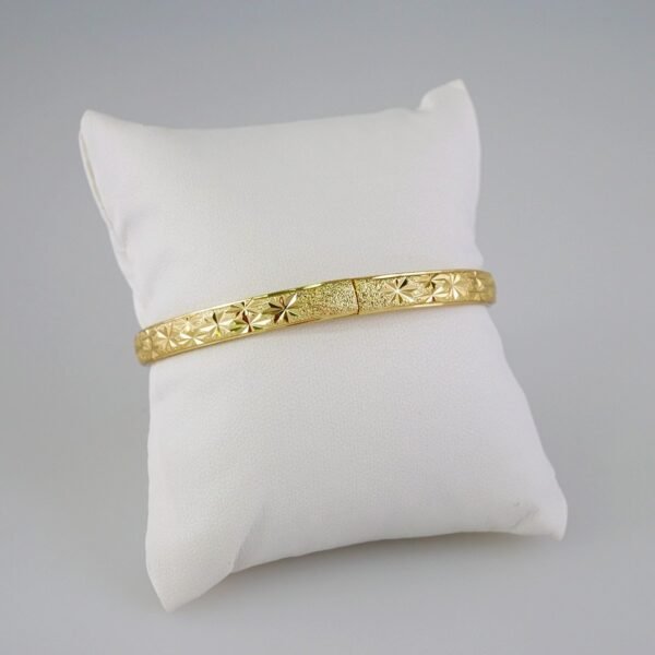 Women Bangles/ Pulsos Dama/  Plain/  14K Real Color// P306