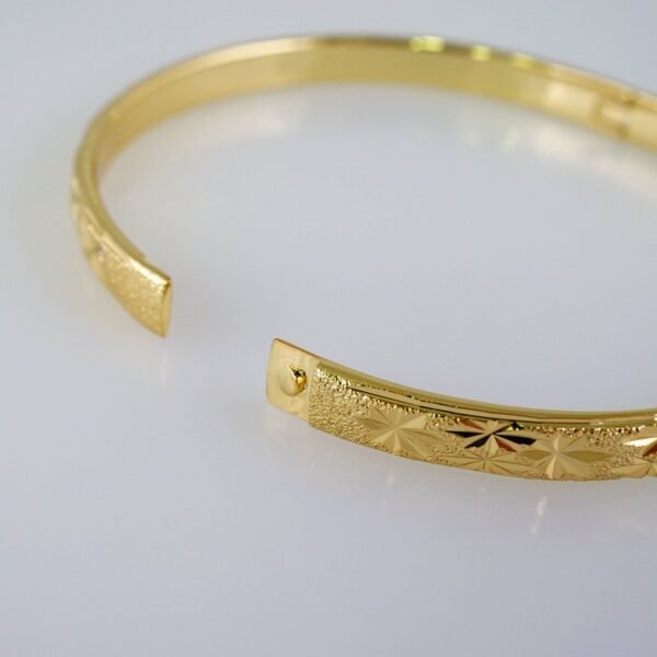 Women Bangles/ Pulsos Dama/  Plain/  14K Real Color// P306 - Image 3