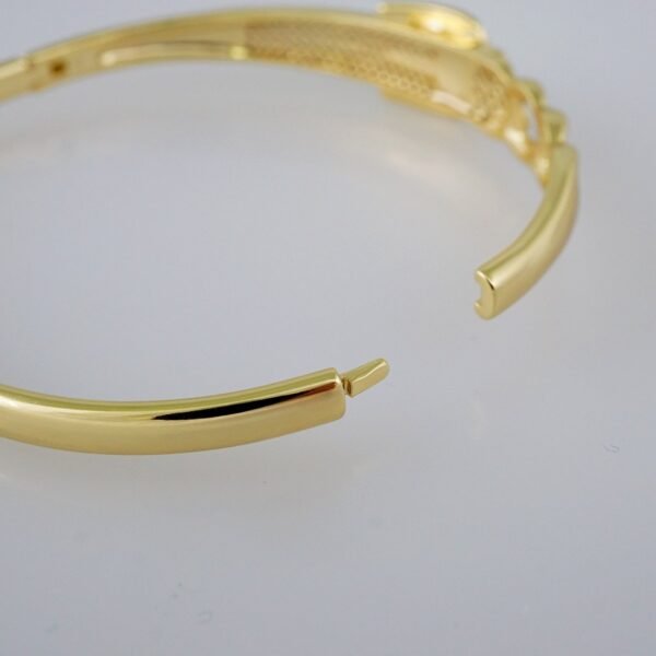 Women Bangles/ Pulsos Dama/ Zircon Stone/ 14K Real Color// P317 - Image 3