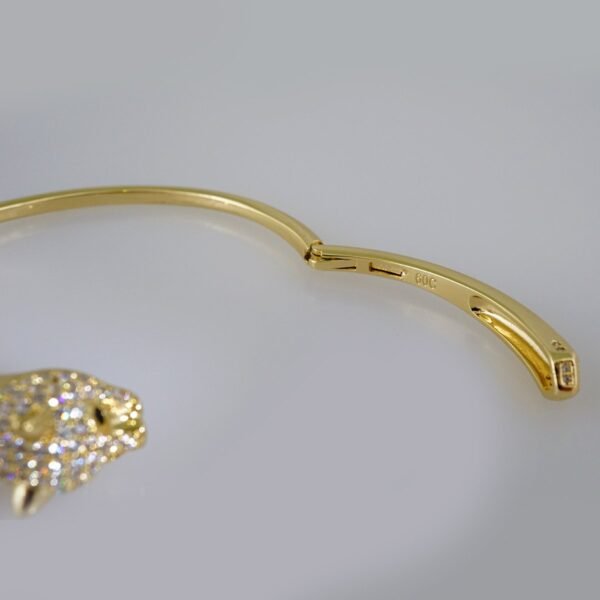 Women Bangles/ Pulsos Dama/ Zircon Stone/ 14K Real Color// P319 - Image 3