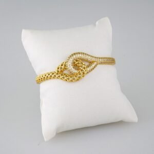 Women Bangles/ Pulsos Dama/  Zircon Stone/  14K Real Color// P325