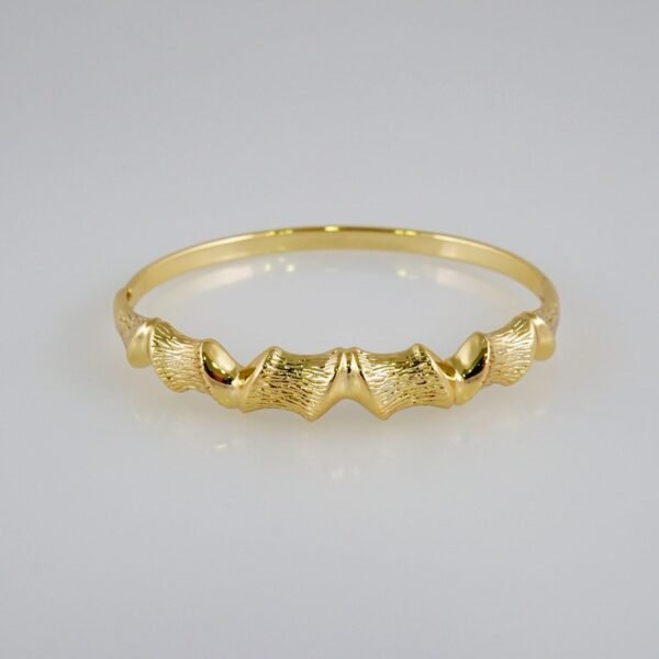 Women Bangles/ Pulsos Dama/  Plain/  14K Real Color// P330 - Image 2