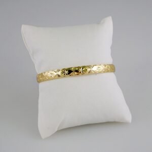 Women Bangles/ Pulsos Dama/  Plain/  14K Real Color// P333