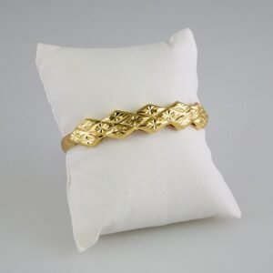 Women Bangles/ Pulsos Dama/  Plain/  14K Real Color// P334