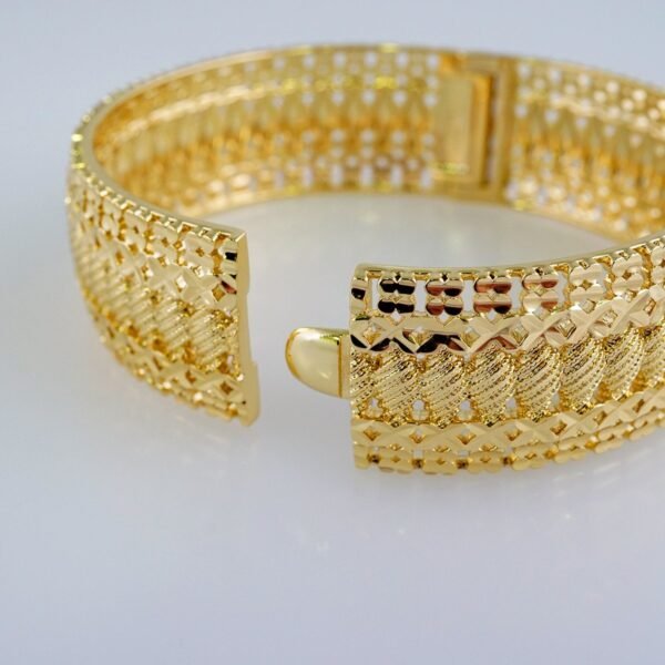 Women Bangles/ Pulsos Dama/ Plain/ 14K Real Color// P337 - Image 3