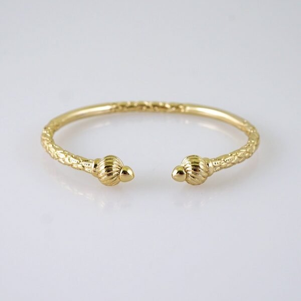 Bangles/ Pulsos /  Plain/  14K Real Color// P350 - Image 2