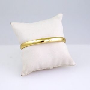 Bangles Women/ Pulsos Dama/ Plain/ 14K Real Color// P356