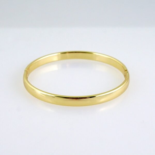 Bangles Women/ Pulsos Dama/ Plain/ 14K Real Color// P356 - Image 2