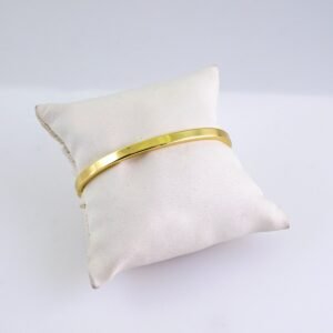 Bangles Women/ Pulsos Dama/ Plain/ 14K Real Color// P357