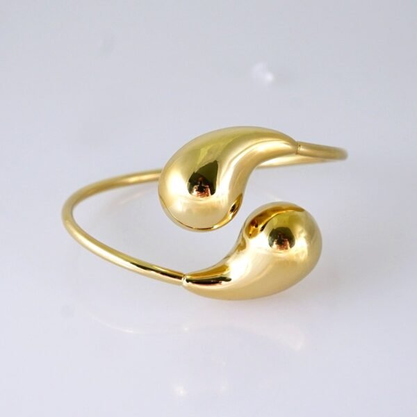 Bangles Women/ Pulsos Dama/ Plain/ 10K Real Color// P358 - Image 2