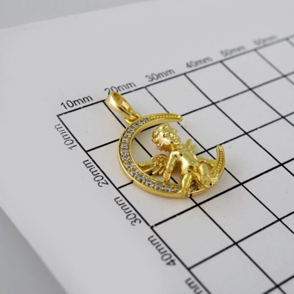 Pendants /Colgantes/ 14K Real Color/ Zircon Stone// PEN0073 - Image 2