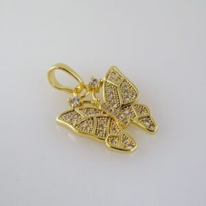 Pendants / Colgantes/  Zircon Stone/  14K Real Color// PEN125