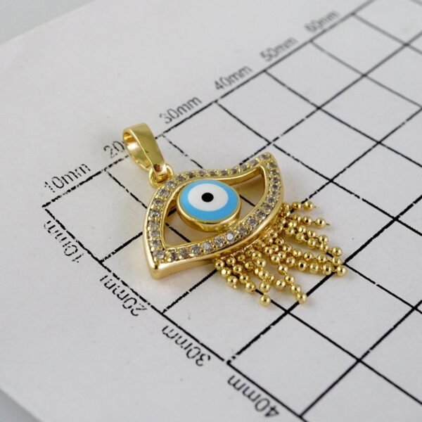 Pendants / Colgantes/  Zircon Stone/  14K Real Color// PEN132 - Image 2