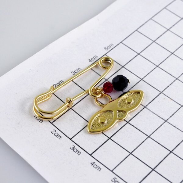 Brooches/ Prendedor/  14K Real Color/  Good Luck// PEN145 - Image 3
