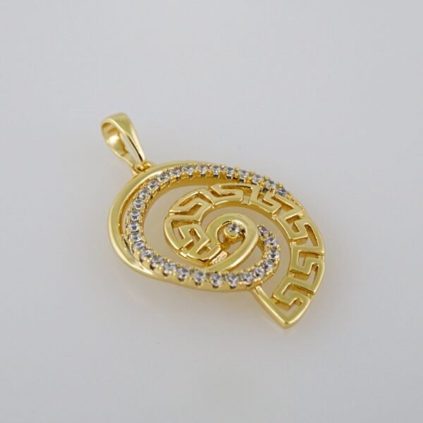 Pendants / Colgantes/  Zircon Stone/  14K Real Color// PEN92
