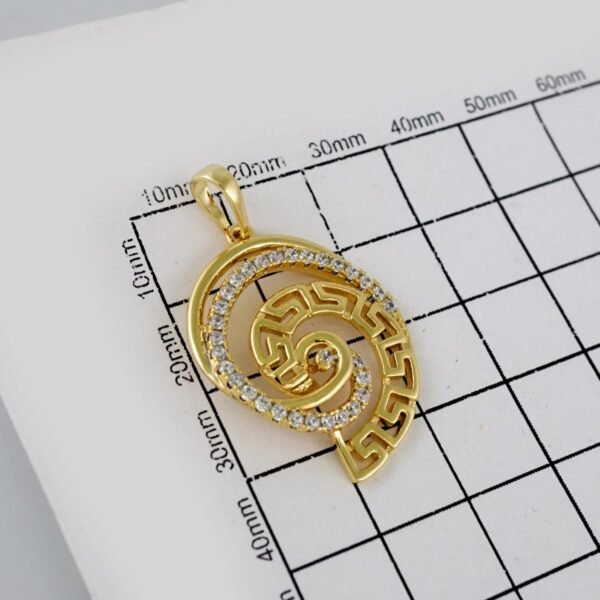 Pendants / Colgantes/  Zircon Stone/  14K Real Color// PEN92 - Image 2