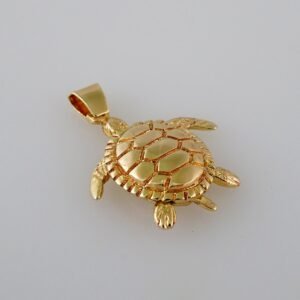Pendants/Colgantes/Plain/  925 Silver Whit Gold Plated/14K Real Color// PEN925P02