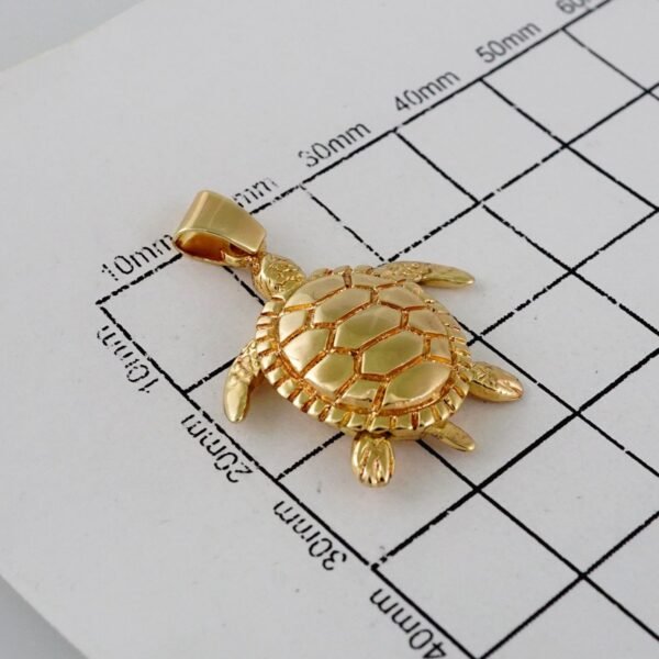 Pendants/Colgantes/Plain/  925 Silver Whit Gold Plated/14K Real Color// PEN925P02 - Image 2