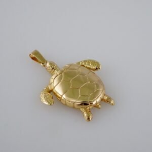 Pendants/Colgantes/Plain/  925 Silver Whit Gold Plated/  14K Real Color// PEN925P04