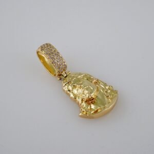 Pendants/Colgantes/Plain/  925 Silver Whit Gold Plated/  14K Real Color// PEN925P06