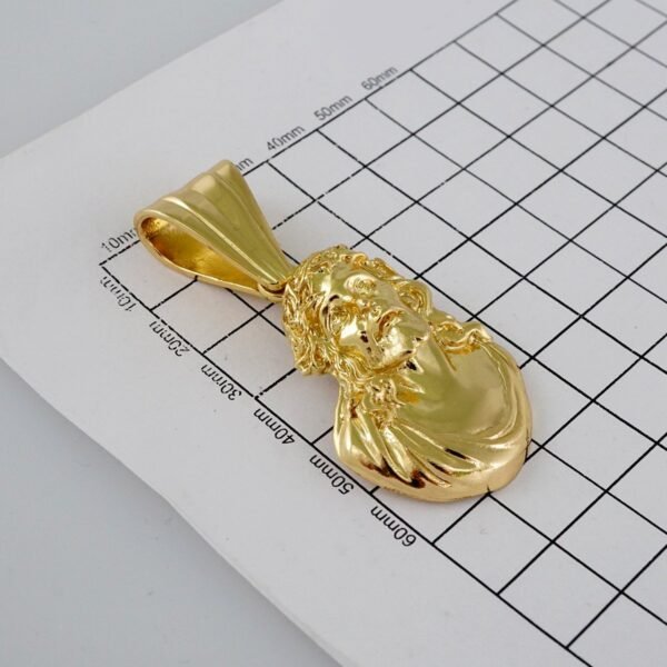 Pendants/Colgantes/Plain/  925 Silver Whit Gold Plated/  14K Real Color// PEN925P07 - Image 2