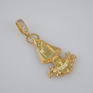 Pendants/Colgantes/Plain/  925 Silver Whit Gold Plated/  14K Real Color// PEN25P12