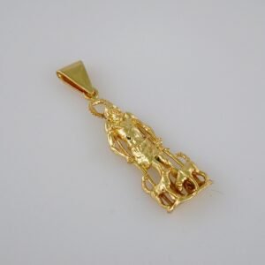 Pendants/Colgantes/Plain/  925 Silver Whit Gold Plated/  14K Real Color// PEN25P13