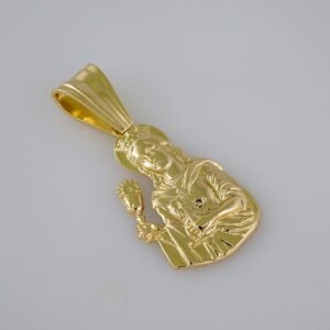 Pendants/Colgantes/Plain/  925 Silver Whit Gold Plated/  14K Real Color// PEN25P14