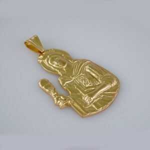 Pendants/Colgantes/Plain/  925 Silver Whit Gold Plated/  14K Real Color// PEN25P16
