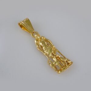 Pendants/Colgantes/Plain/  925 Silver Whit Gold Plated/  14K Real Color// PEN25P17