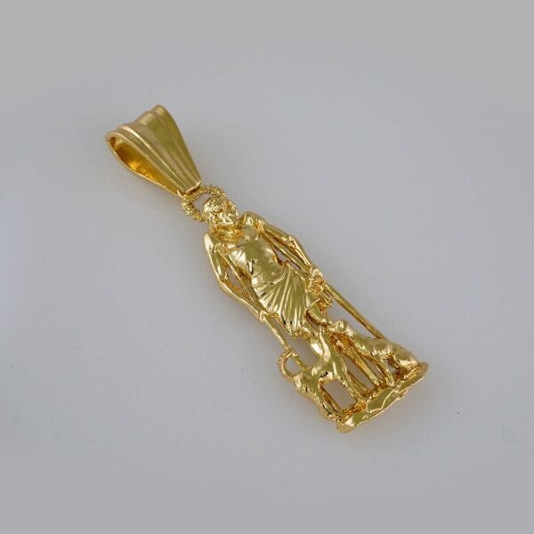 Pendants/Colgantes/Plain/  925 Silver Whit Gold Plated/  14K Real Color// PEN25P17