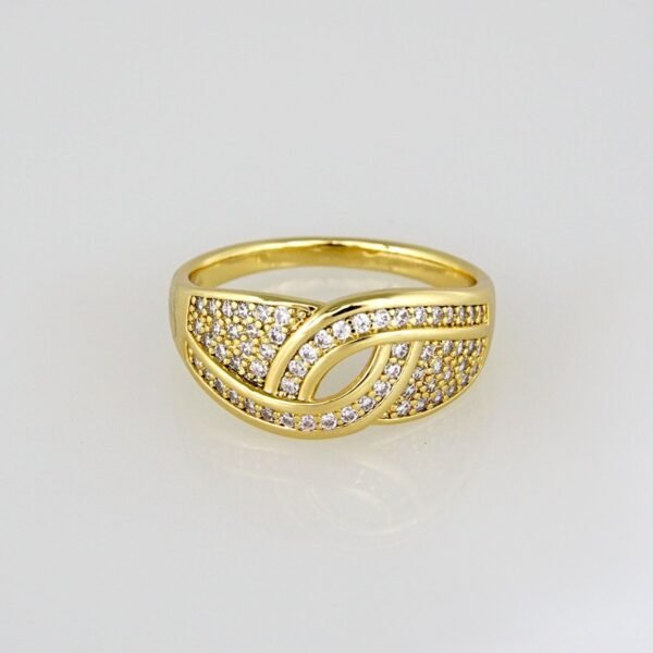 R062 Ring - Anillos - Zircon Stone - 14K Real Color