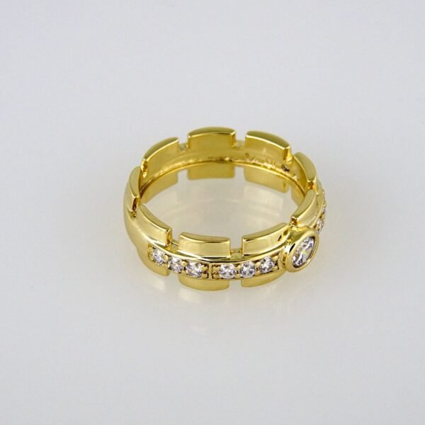 Men Ring/ Anillos Caballeros/  14K Real Color/  Zircon Stone// R072 - Image 2
