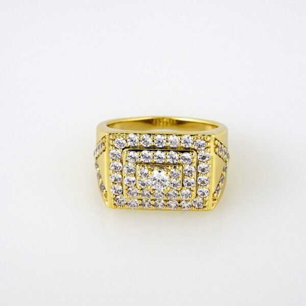 Men Ring/ Anillos Caballeros/ 14K Real Color/ Plain// R078