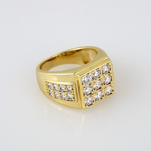 Men Ring/ Anillos Caballeros/ 14K Real Color/ Plain// R079 - Image 2