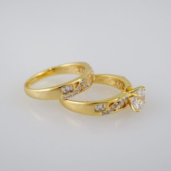 Women Ring/ Anillos Damas/ Wedding Ring/ Zircon Stone/ 14K Real Color// R082E - Image 2