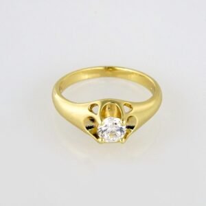 Woman Ring/ Anillos Damas/   14K Real Color/  Zircon Stone// R086
