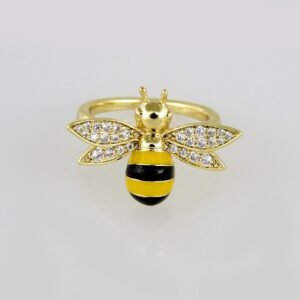 R088 Ring - Anillos - 14K Real Color - Zircon Stone