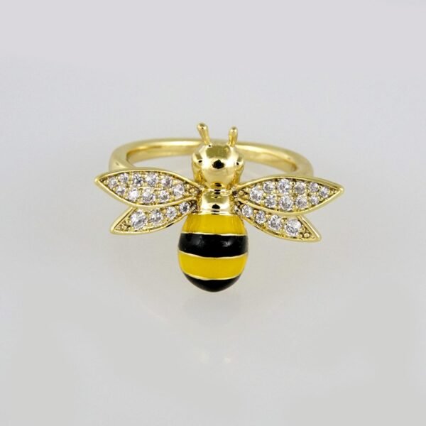 R088 Ring - Anillos - 14K Real Color - Zircon Stone