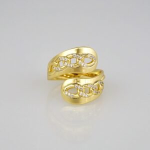 R091 Ring - Anillos - Zircon Stone - 14K Real Color