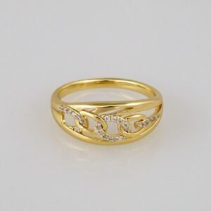 Woman Ring/ Anillos Damas/   14K Real Color/  Zircon Stone// R093